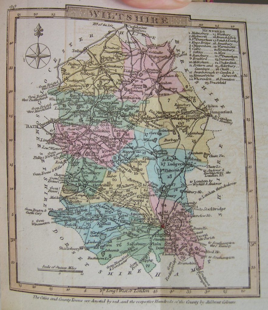 Map of Wiltshire - Cooke